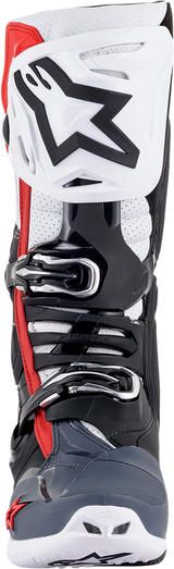 ALPINESTARS Tech 10 Supervented Boots - Black/White/Gray/Red - US 8 2010520-1213-8