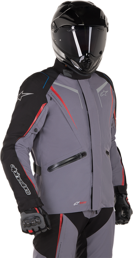 ALPINESTARS Yokohama Drystar? Jacket - Gray/Black/Red - Medium 3206017-1018-M