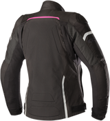 ALPINESTARS Stella Hyper Drystar Jacket - Black/Pink - Small 3214718-1039-S