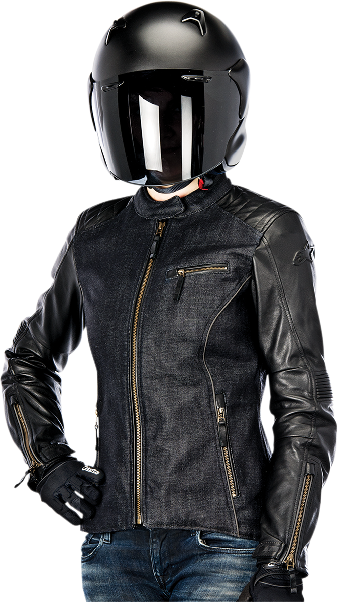 ALPINESTARS Stella Renee Leather Jacket - Black - US 2 / EU 38 3318013 ...