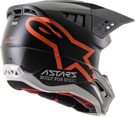 ALPINESTARS SM5 Helmet - Compass - Matte Black/Orange Fluo - XS 8303321-1149-XS