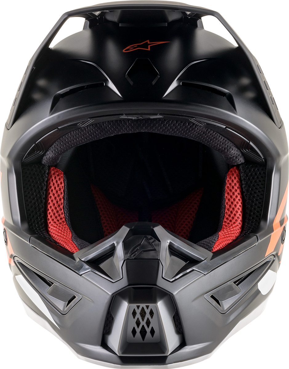 ALPINESTARS SM5 Helmet - Compass - Matte Black/Orange Fluo - Medium 8303321-1149-MD