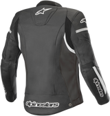 ALPINESTARS Stella Kira Leather Jacket - Black/White - US 2 / EU 38 3112019-12-38