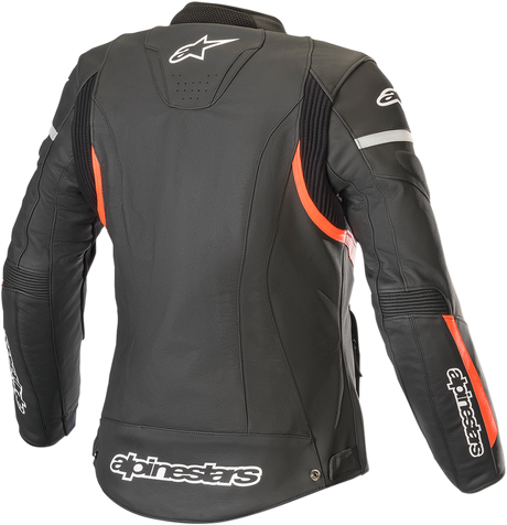 ALPINESTARS Stella Kira Leather Jacket - Black/Red - US 4 / EU 40 3112019-1030-40