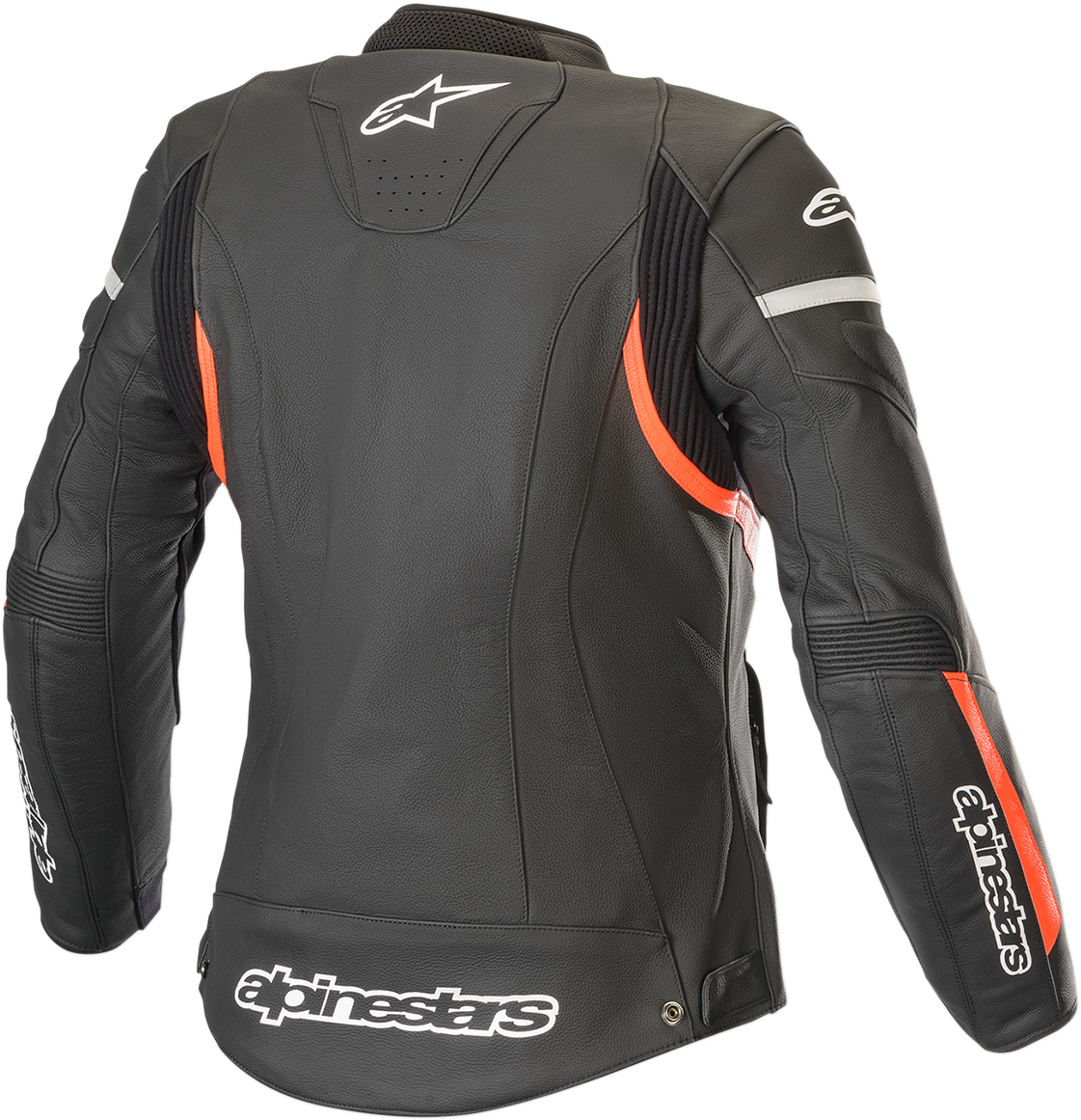 ALPINESTARS Stella Kira Leather Jacket -  Black/Red - US 12 / EU 48 3112019-1030-48