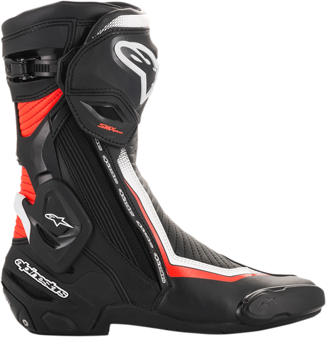 ALPINESTARS SMX+ Boots - Black/White/Red Fluorescent - US 6.5 / EU 40 2221019-1231-40