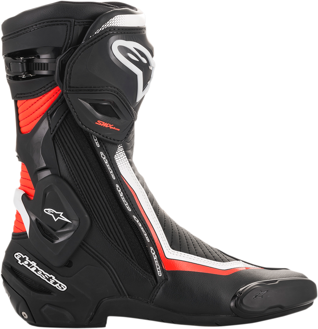 ALPINESTARS SMX+ Boots - Black/White/Red Fluorescent - US 9 / EU 43 2221019-1231-43