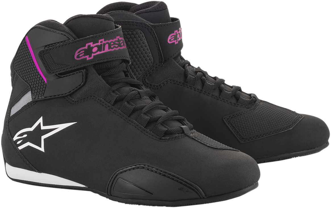 ALPINESTARS Women's Sektor Shoes - Black/Pink - US 10.5 2515719103910.5
