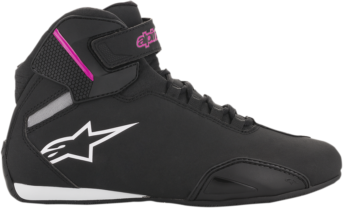 ALPINESTARS Women's Sektor Shoes - Black/Pink - US 10.5 2515719103910.5