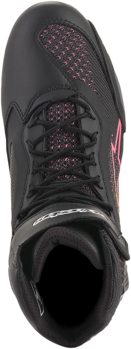 ALPINESTARS Stella Faster-3 Rideknit Shoes - Black/Yellow/Pink - US 7.5 251052014397.5