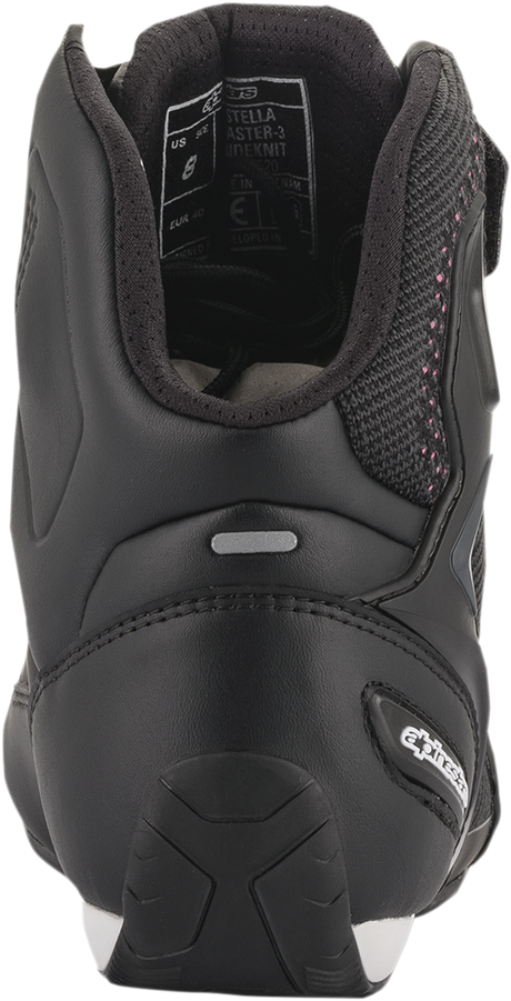 ALPINESTARS Stella Faster-3 Rideknit Shoes - Black/Yellow/Pink - US 11.5 2510520143911.5