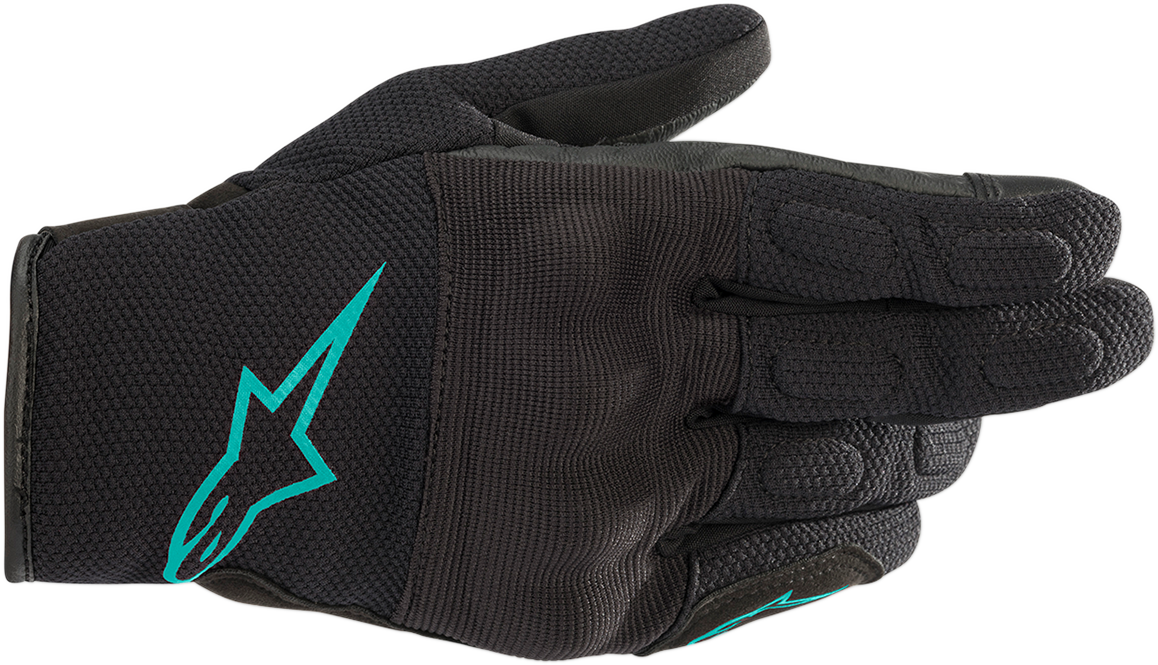 ALPINESTARS Stella S-Max Gloves - Black/Teal - XS 3537620-1170-XS