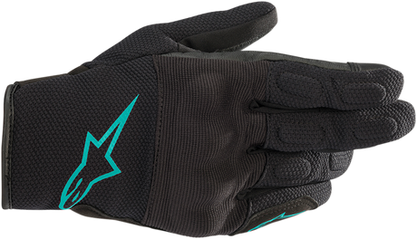 ALPINESTARS Stella S-Max Gloves - Black/Teal - Small 3537620-1170-S