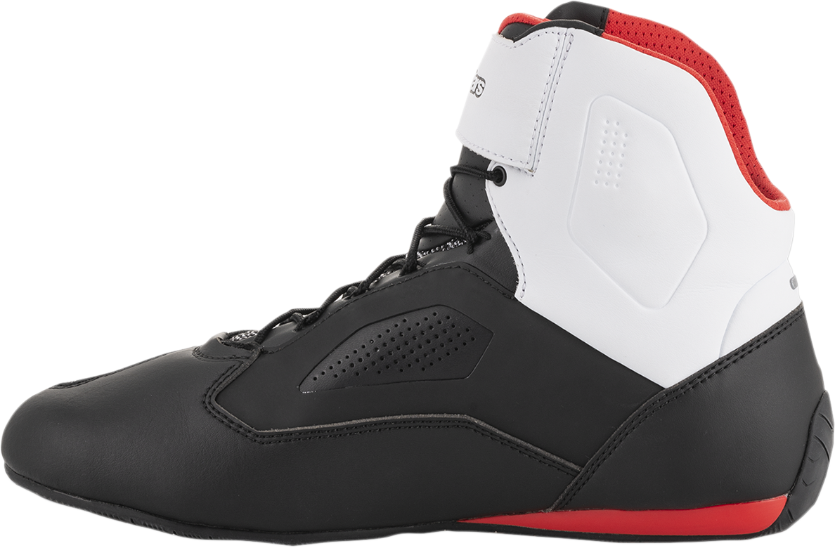 ALPINESTARS Faster-3 Rideknit Shoes - Black/White/Red - US 7.5 2510319123-7.5