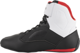 ALPINESTARS Faster-3 Rideknit Shoes - Black/White/Red - US 7.5 2510319123-7.5