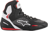 ALPINESTARS Faster-3 Rideknit Shoes - Black/White/Red - US 7.5 2510319123-7.5