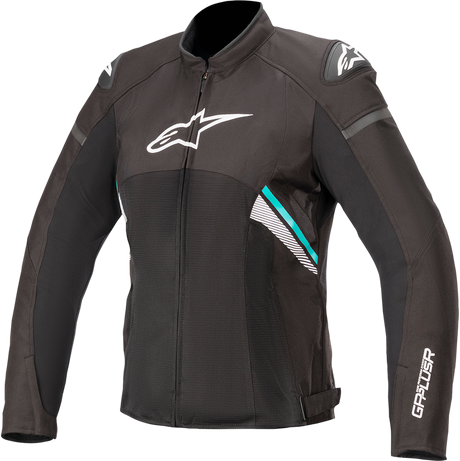 ALPINESTARS Stella T-GP Plus R v3 Air Jacket - Black/White/Teal - Small 33106201270S