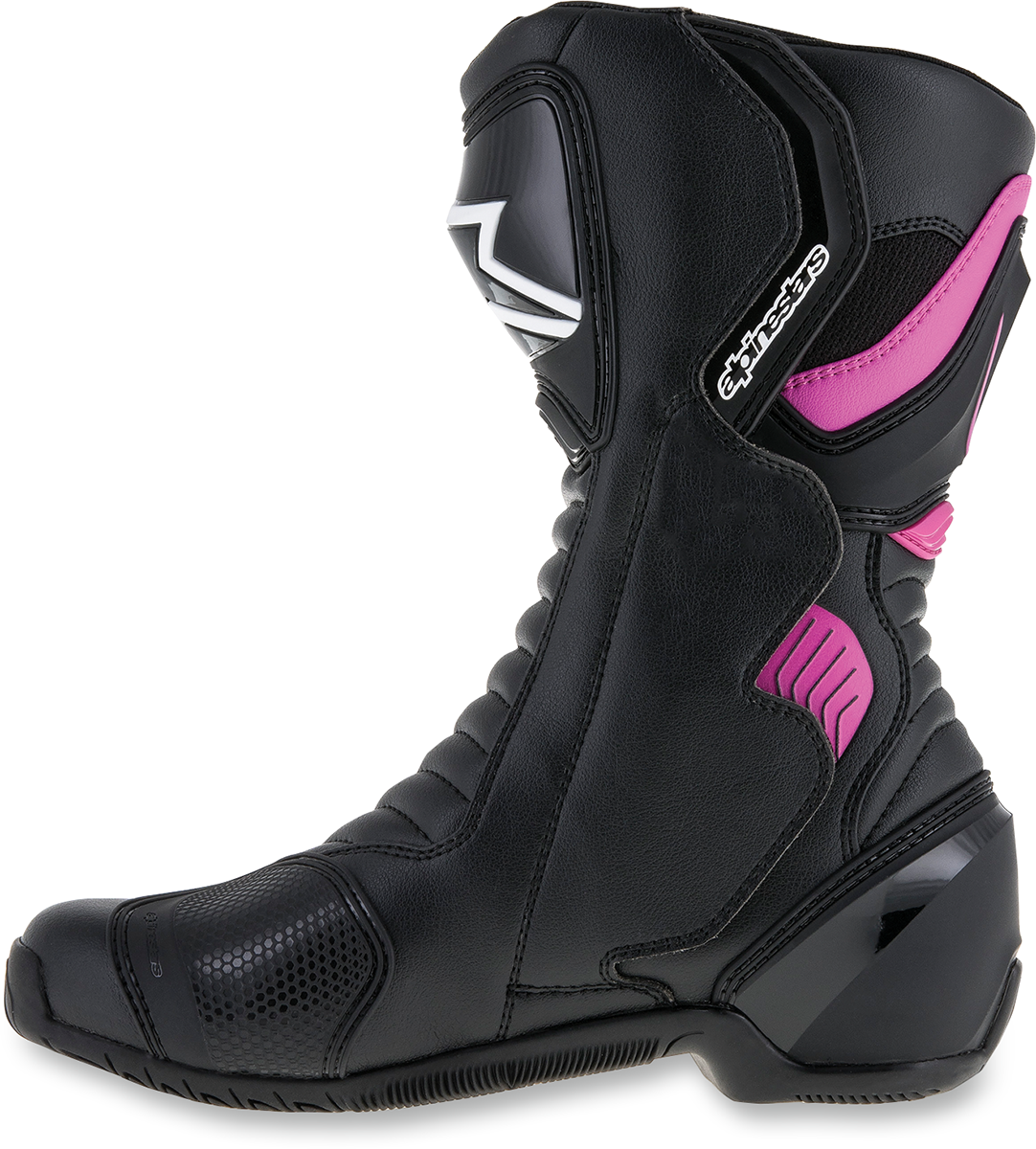 ALPINESTARS SMX-6  v2 Vented Boots - Black/Pink/White - US 8.5 / EU 40 2223117-1132-40