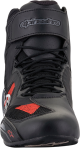 ALPINESTARS Faster-3 Rideknit Shoes - Black/Gray/Red - US 7.5 2510319116575