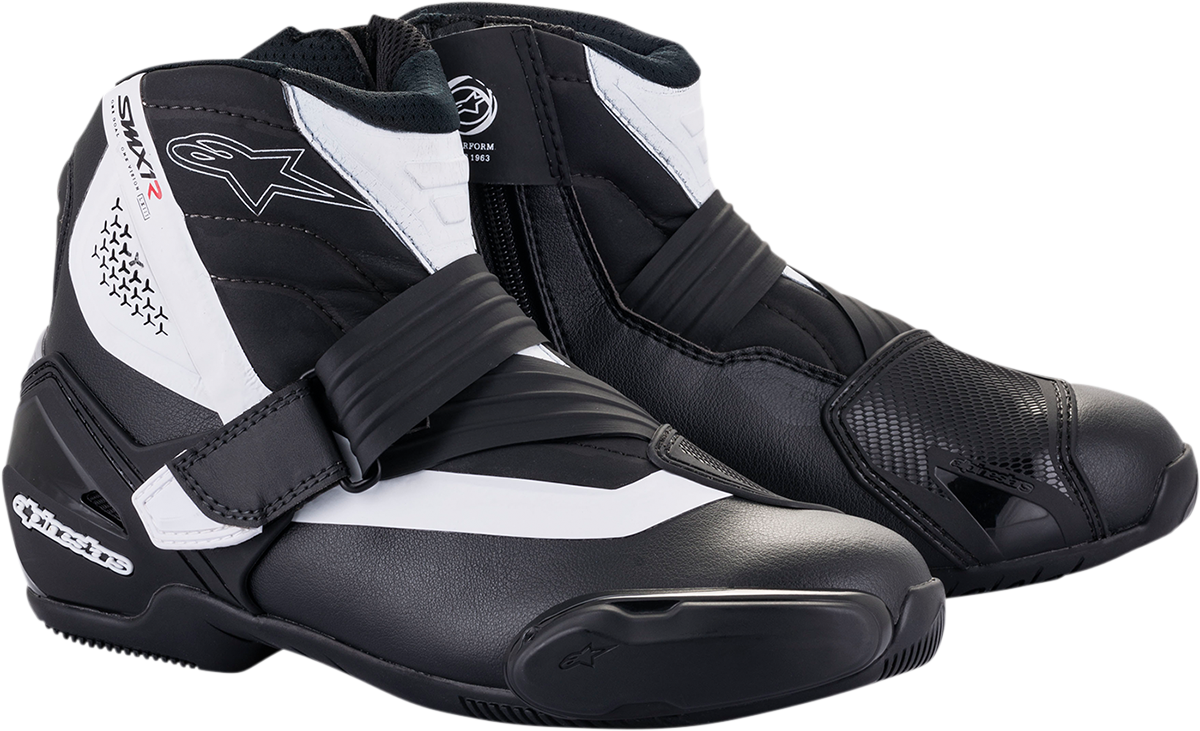 ALPINESTARS SMX-1 R v2 Boots - Black/White - US 10.5 / EU 45 2224521-12-45