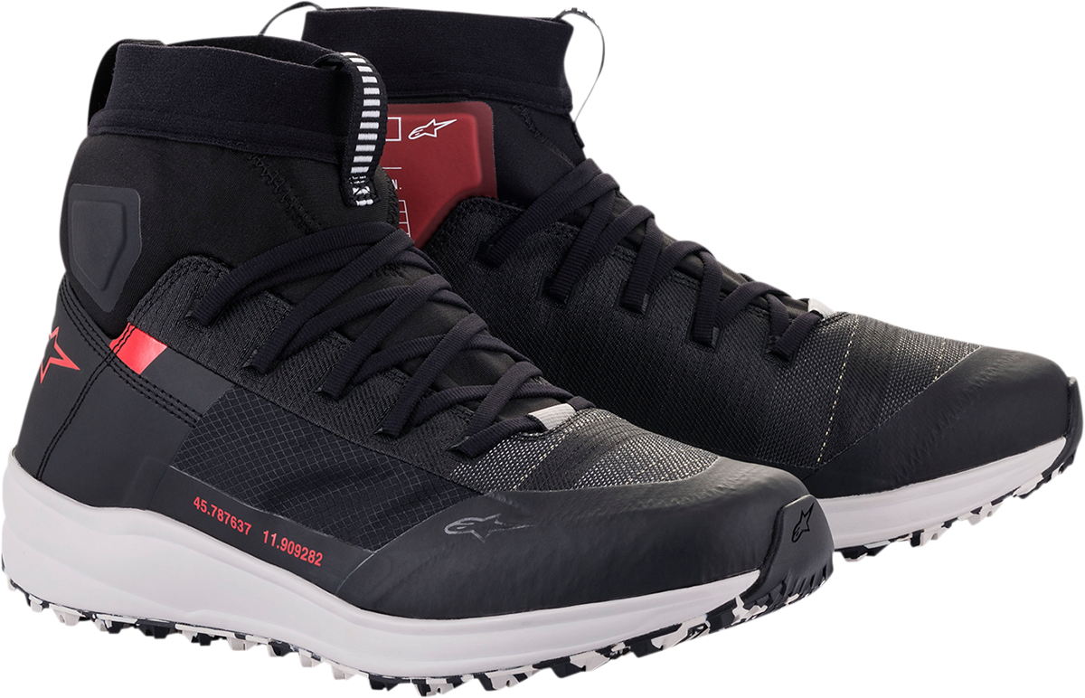 ALPINESTARS Speedforce Shoes - Black/White/Red - US 8 2654321-123-8