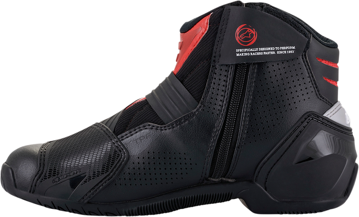 ALPINESTARS SMX1-R V2 Boots - Black/Red - US 13.5 / EU 49 2224021-13-49