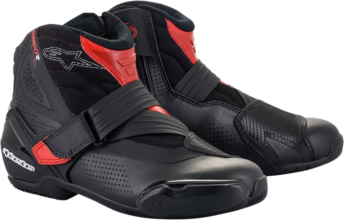 ALPINESTARS SMX1-R V2 Boots - Black/Red - US 13.5 / EU 49 2224021-13-49