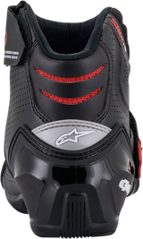 ALPINESTARS SMX1-R V2 Boots - Black/Red - US 12.5 / EU 48 2224021-13-48