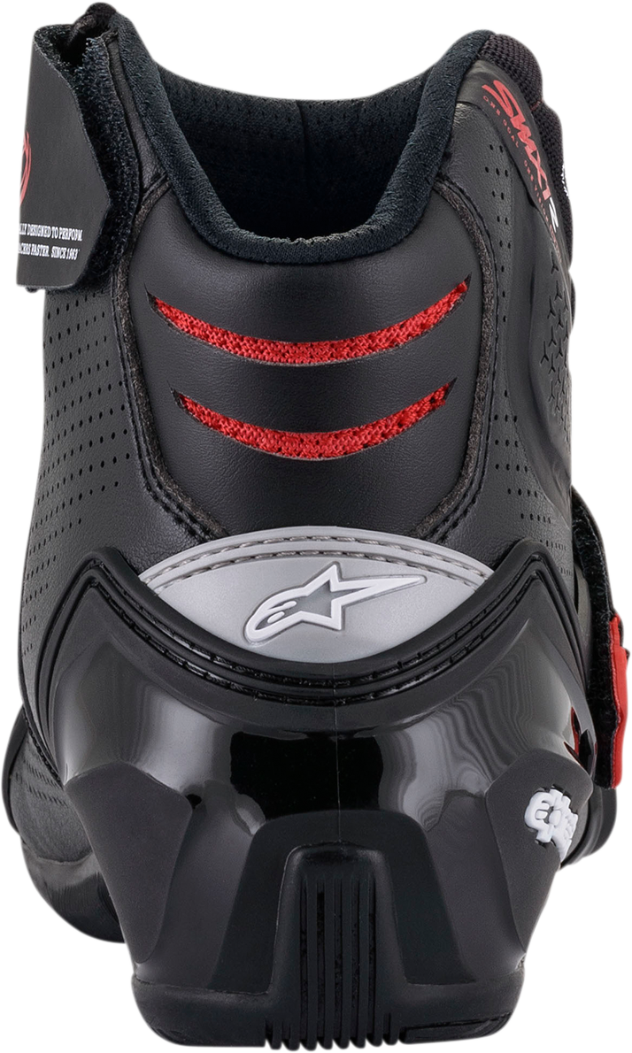 ALPINESTARS SMX1-R V2 Boots - Black/Red - US 6 / EU 39 2224021-13-39