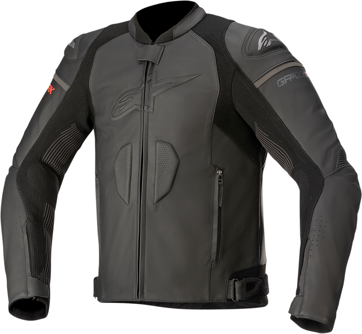バイクウェア・装備 Alpinestars GP Plus V3 Graphite Black 48 ALPINESTARS GP Plus R v3 Rideknit? Leather Jacket - Black/Black
