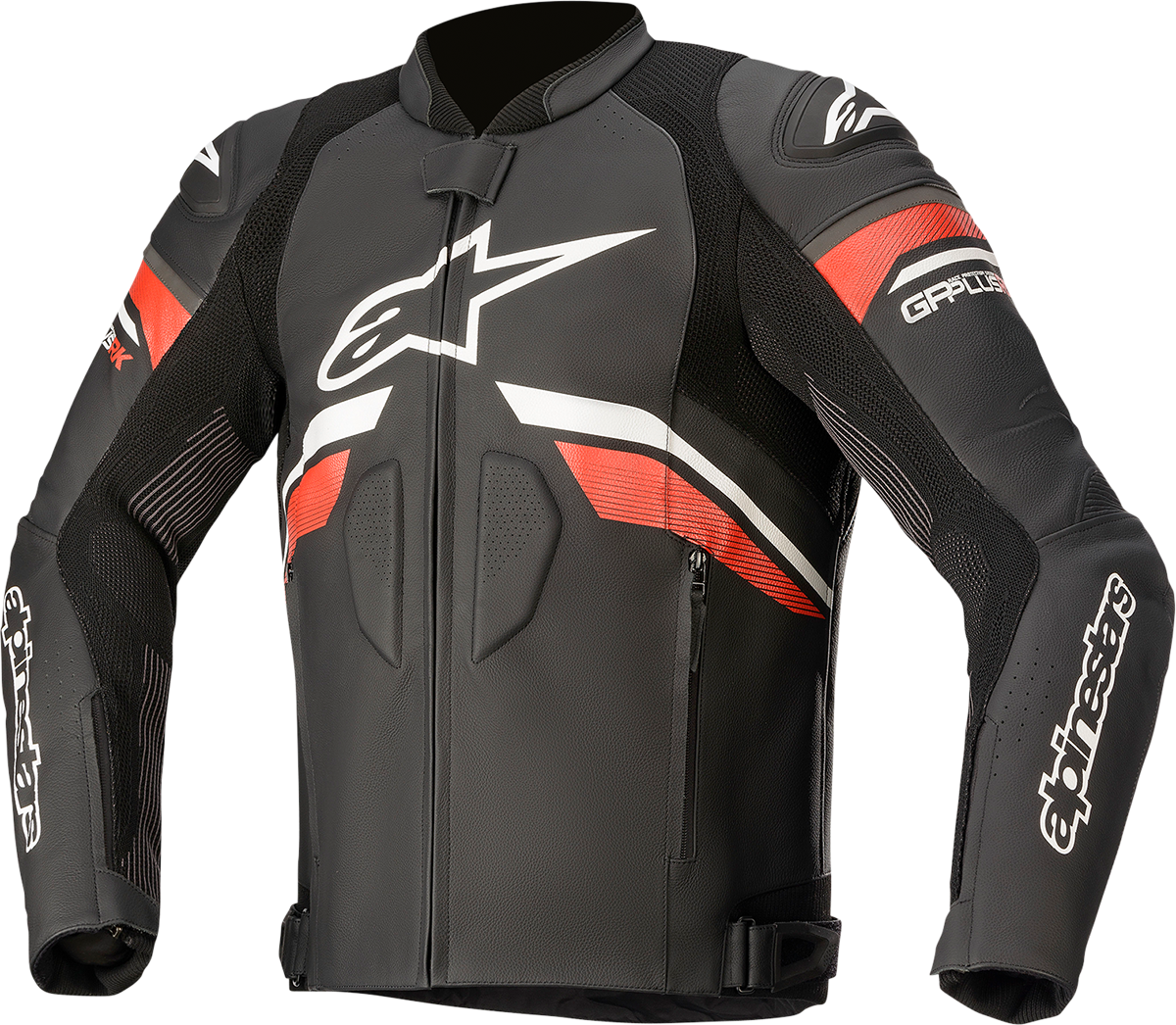 ALPINESTARS GP Plus R v3 Rideknit? Leather Jacket
 - Black/White/Red - US 48 / EU 58 3100321-1304-58