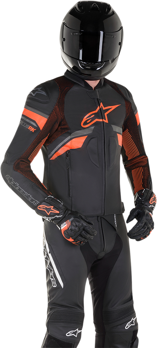 ALPINESTARS GP Plus R v3 Rideknit? Leather Jacket
 - Black/Red Fluo - US 44 / EU 54 3100321-1030-54
