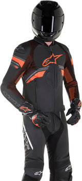 ALPINESTARS GP Plus R v3 Rideknit? Leather Jacket
 - Black/Red Fluo - US 44 / EU 54 3100321-1030-54