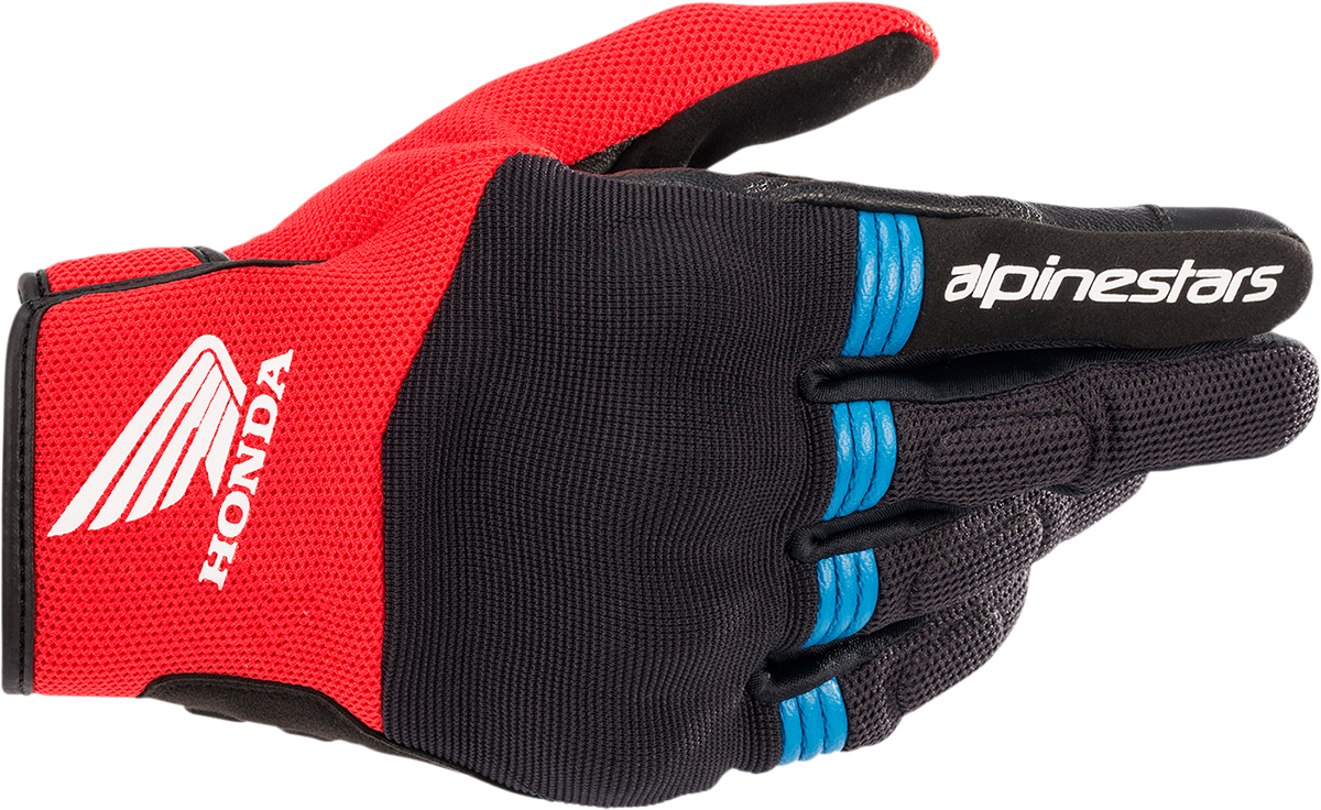 ALPINESTARS Honda Copper Gloves - Black/Red - Large 3568321-1317-L