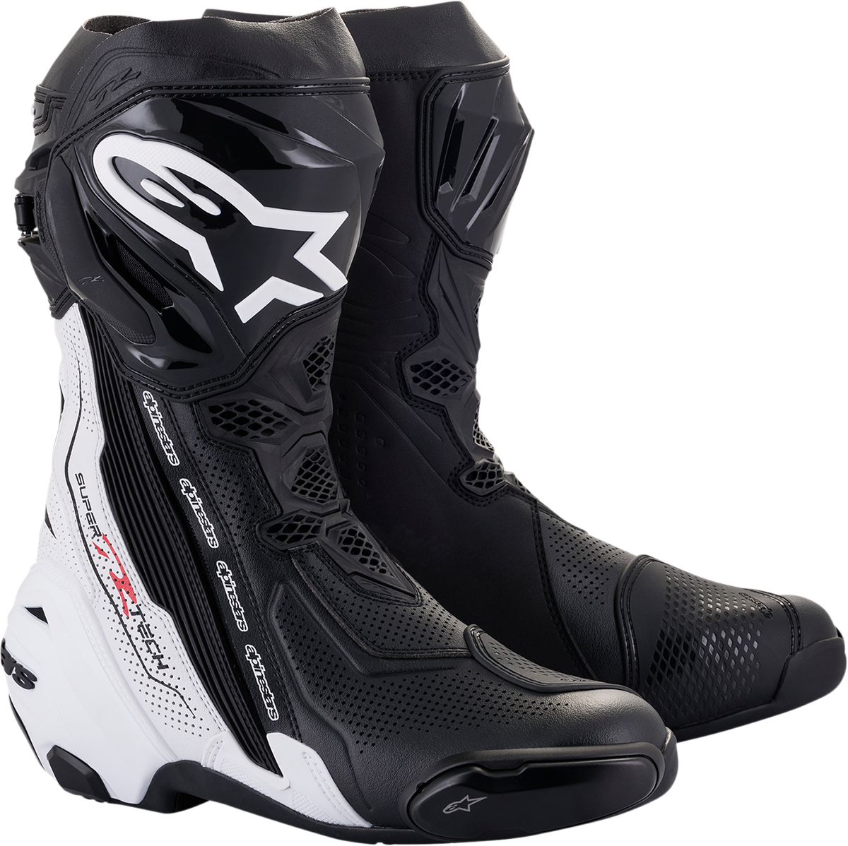 ALPINESTARS Supertech V Boots - Black/White - US 11.5 / EU 46 2220121-12-46