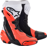 ALPINESTARS Supertech V Boots - Black/Fluo Red/White - US 8 / EU 42 2220121-124-42