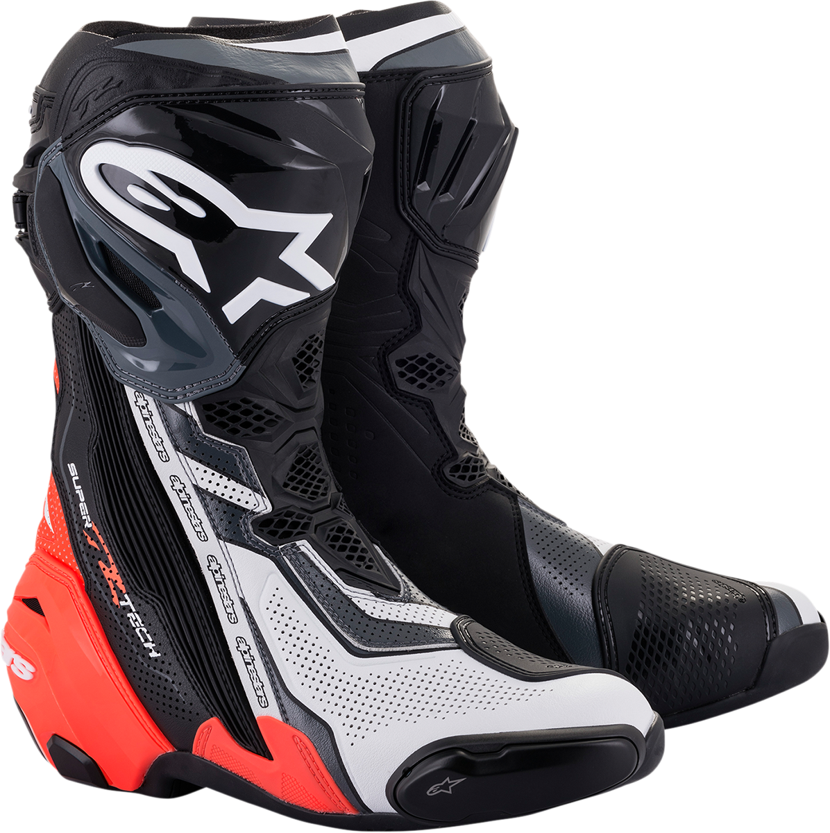 ALPINESTARS Supertech V Boots - Black/Red/White/Gray - US 7.5 / EU 41 2220121-1329-41