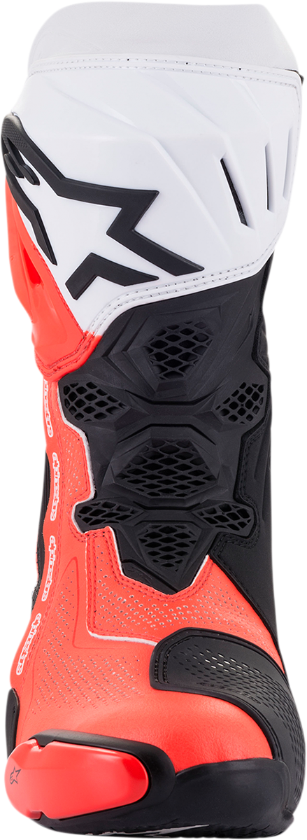 ALPINESTARS Supertech V Boots - Black/Fluo Red/White - US 12.5 / EU 48 2220121-124-48