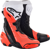 ALPINESTARS Supertech V Boots - Black/Fluo Red/White - US 12 / EU 47 2220121-124-47
