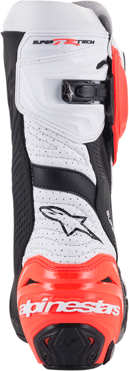 ALPINESTARS Supertech V Boots - Black/Fluo Red/White - US 12.5 / EU 48 2220121-124-48