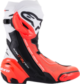 ALPINESTARS Supertech V Boots - Black/Fluo Red/White - US 12.5 / EU 48 2220121-124-48