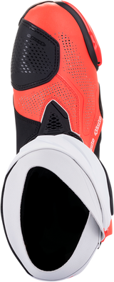 ALPINESTARS Supertech V Boots - Black/Fluo Red/White - US 10.5 / EU 45 2220121-124-45