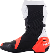 ALPINESTARS Supertech V Boots - Black/Fluo Red/White - US 6 / EU 39 2220121-124-39