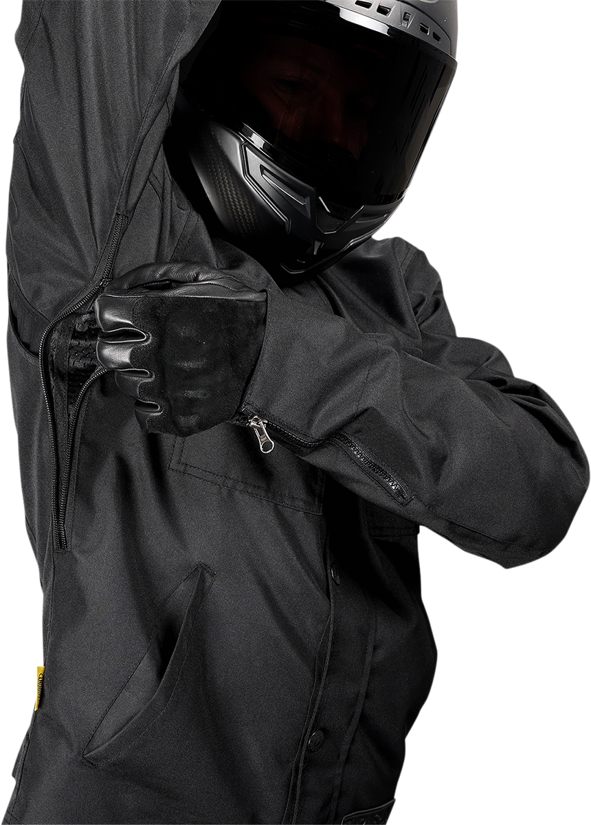 THRASHIN SUPPLY CO. Atlas Jacket - Black - Medium TMJ-02-09