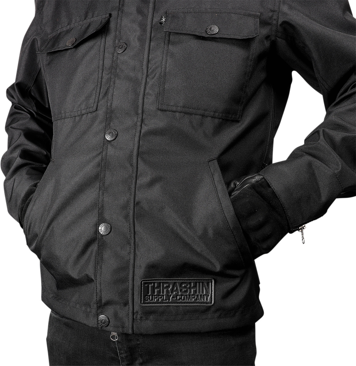 THRASHIN SUPPLY CO. Atlas Jacket - Black - 2XL TMJ-02-12