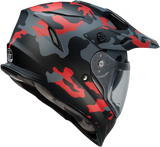 Z1R Range Helmet - Camo - Red - Medium 0140-0095