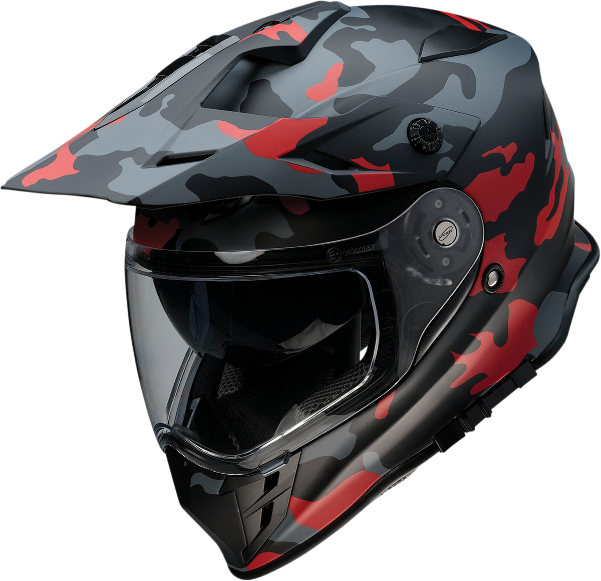 Z1R Range Helmet - Camo - Red - Medium 0140-0095