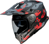 Z1R Range Helmet - Camo - Red - Medium 0140-0095