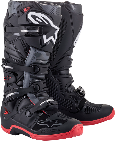 メッツEC7 2026 Alpinestars Tech 7 Boots - Black/Gray/Orange/ Magenta