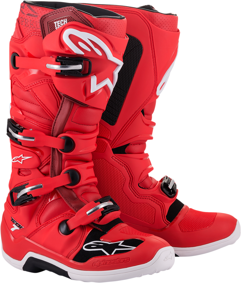 ALPINESTARS Tech 7 Boots - Red - US 10 2012014-30-10